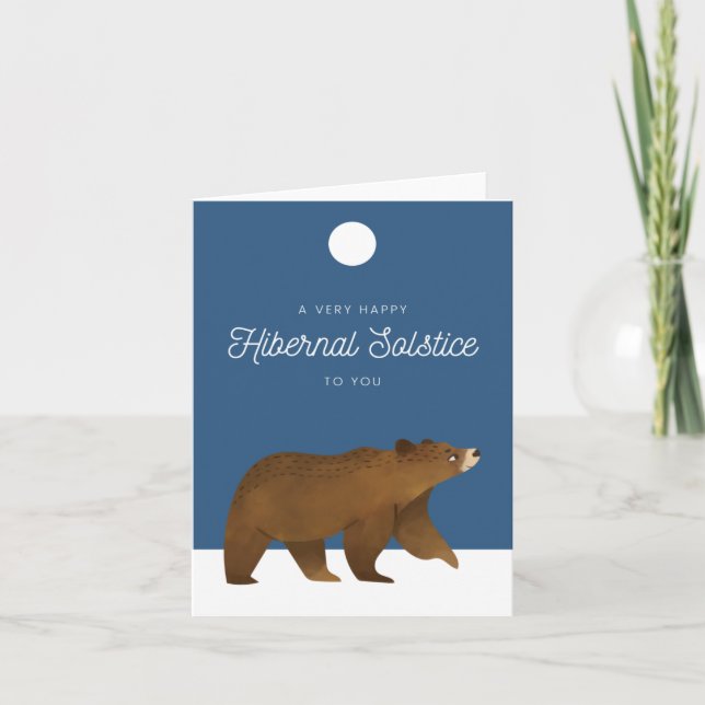 happy hibernal card (Front)