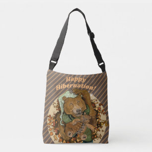 Happy Hibernation Cuddly Bear Crossbody Bag