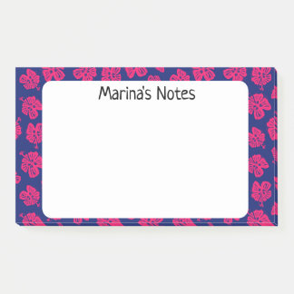 Happy Hibiscus Flower Personal Post-it® Notes