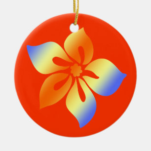 Happy Hibiscus Hawaiian Ornaments