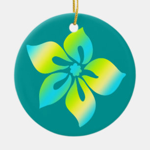 Happy Hibiscus Hawaiian Ornaments