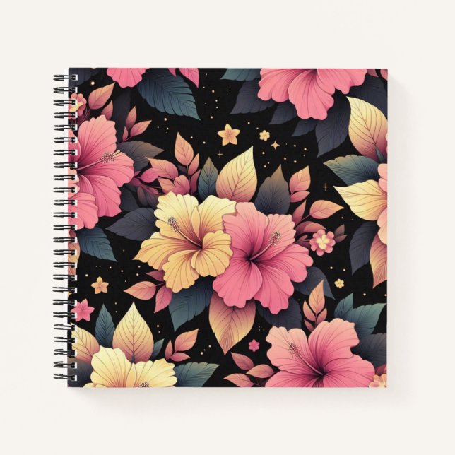 Happy Hibiscus Notebook (Front)
