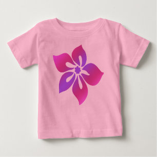 Happy Hibiscus Tropical Floral Blend Baby T-Shirt