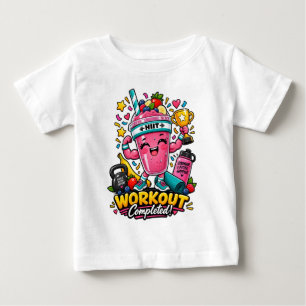 Happy HIIT Smoothie Champion Workout Completed Car Baby T-Shirt
