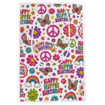 Happy Hippie Birthday gift bag