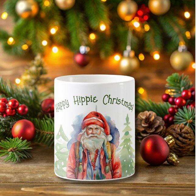 Happy Hippie Christmas Mug (Creator Uploaded)