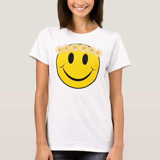 Happy Hippie Face T-Shirt (Front)