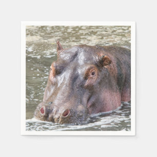 Happy Hippo Napkin