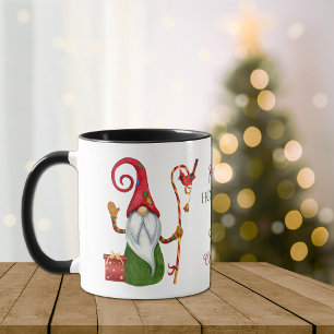 Happy Ho Ho Ho Christmas Gnome Mug