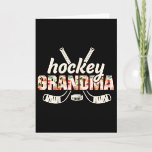 Happy Hockeydays Funny Ice Hockey Ugly Christmas _ Card