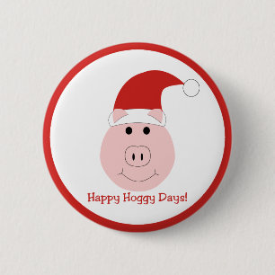Happy Hoggy days Holiday pins with border