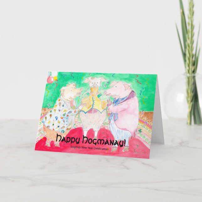 Happy Hogmanay! Card (Front)