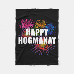 Happy Hogmanay Scotland New Years Eve Womens Top  Fleece Blanket