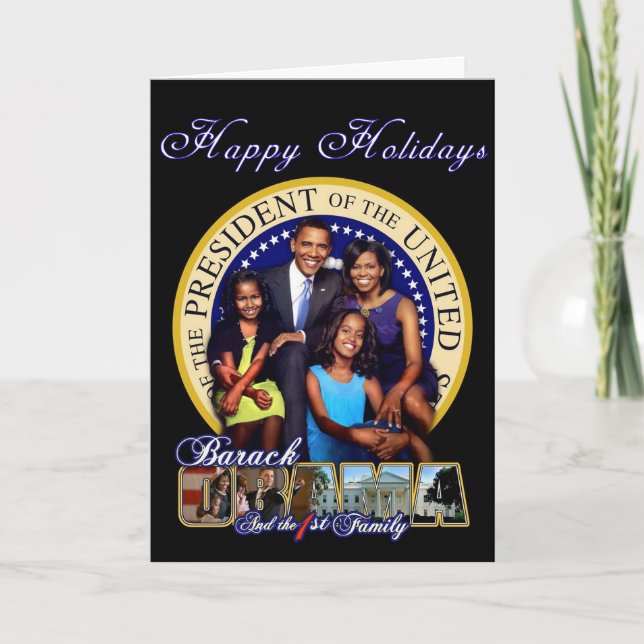 happy Hoildays Holiday Card (Front)