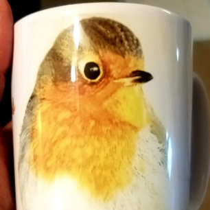 Happy Hoilidays Christmas Bird Coffee Mug