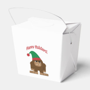 Happy Hokidays! Christmas Bigfoot Favour Box