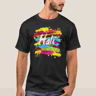 Happy Holi 2022 India Colours Spring Festival Hind T-Shirt