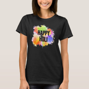 Happy Holi 2022 India Colours Spring Festival Hind T-Shirt
