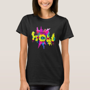 Happy Holi 2022 India Colours Spring Festival Hind T-Shirt