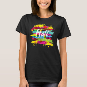 Happy Holi 2022 India Colours Spring Festival Hind T-Shirt