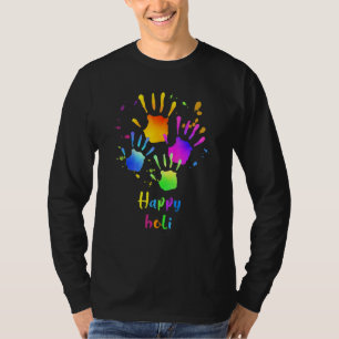 Happy Holi 2022 India Colours Spring Festival Hind T-Shirt