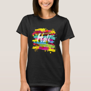 Happy Holi 2022 India Colours Spring Festival Hind T-Shirt