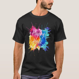 Happy Holi 2022 Indian Celebration Colours India H T-Shirt