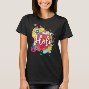 Happy Holi Festival Colour Heart India Hindu Sprin T-Shirt