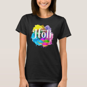 Happy Holi Festival Colour Heart India Hindu Sprin T-Shirt