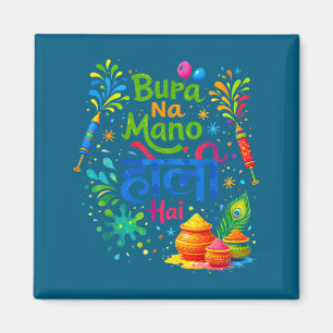 Happy holi festival india colours bura na mano hol magnet