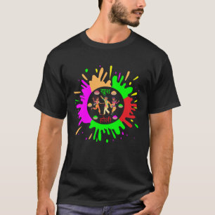 Happy Holi Festival Outfit Colour India Women Men T-Shirt