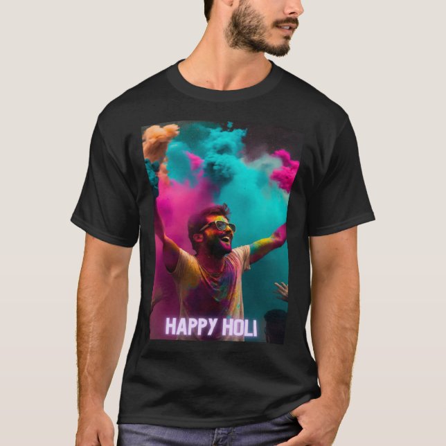 Happy Holi Festival Outfit T-Shirt (Front)
