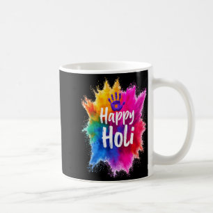 Happy Holi for Women Men Kids Colour India Hindu Coffee Mug
