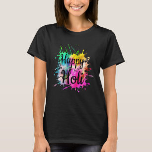 Happy Holi India Men Women Kids Spring Hindu Holi  T-Shirt
