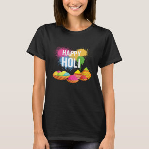 Happy Holi Spring Festival Colorful India Hindu Ce T-Shirt