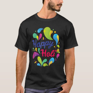 Happy Holi T For Women Men Kids Colour India Hindu T-Shirt