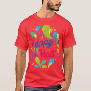 Happy Holi T For Women Men Kids Colour India Hindu T-Shirt