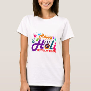 Happy Holi T-shirt for Unisex