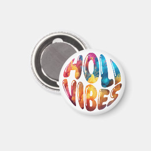 Happy Holi Vibes Hands Hindu Holi Festival Gifts Magnet