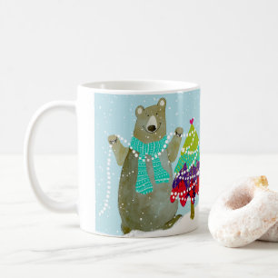 Happy Holiday Bear Mug