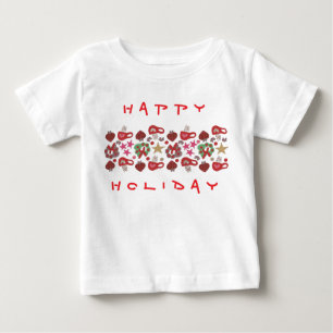 Happy Holiday Design Baby T-Shirt