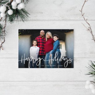 happy holiday family christmas holiday card