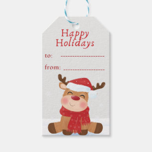 Happy Holiday Gift Tags