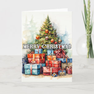 Happy Holiday Merry Christmas Everyone Card