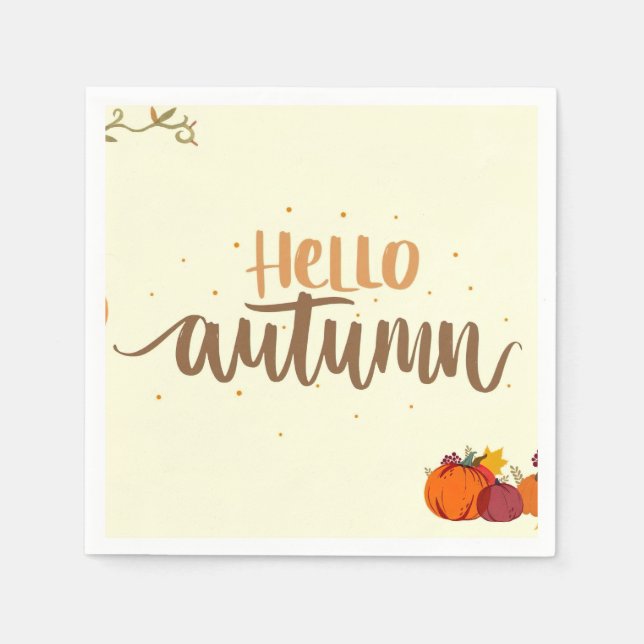 Happy Holiday Napkins (Front)