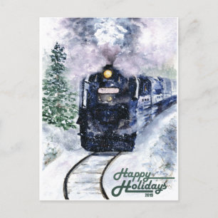 Happy Holiday Northern Express Postcard
