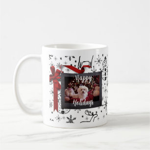 Happy Holiday Personalise Pet Themed Coffee Mug