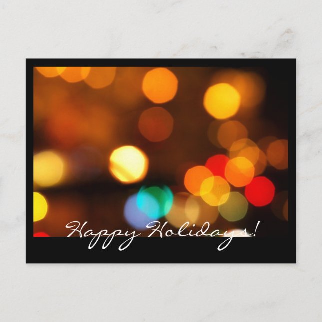 happy holiday postcard (Front)