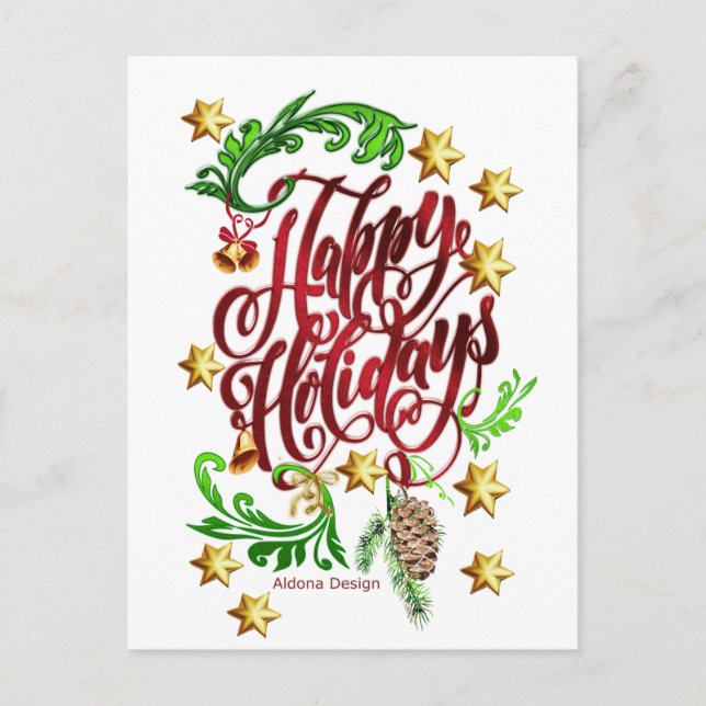 Happy Holiday Postcard (Front)