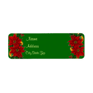 Happy Holiday_ Return Address Label